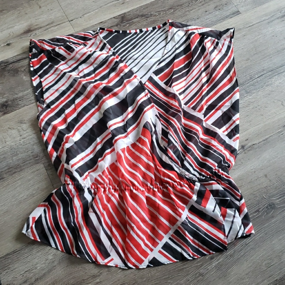 Chaps Sheer Blouse - Picture 1 of 4